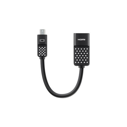 Belkin Mini DisplayPort to HDMI Adapter 4k Compatible Black