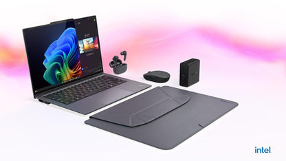 Lenovo ThinkPad X9-14 Gen 1 Aura Edition Copilot+ PC Intel Core Ultra 5 226V Laptop 35.6 cm (14") WUXGA 16 GB LPDDR5x-SDRAM 512 GB SSD Wi-Fi 7 (802.11be) Windows 11 Pro English Grey