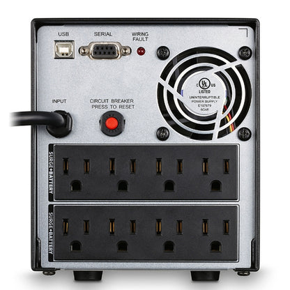CyberPower OR1500PFCLCD uninterruptible power supply (UPS) Line-Interactive 1.5 kVA 1050 W 8 AC outlet(s)