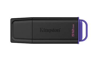 Kingston Technology DataTraveler 512GB Portable USB 3.2 Gen 1 Exodia Black/Purple