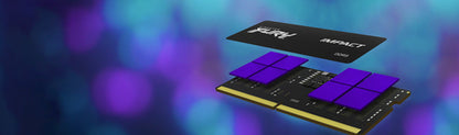 Kingston Technology FURY 16GB 6000MT/s DDR5 CL38 SODIMM Impact XMP