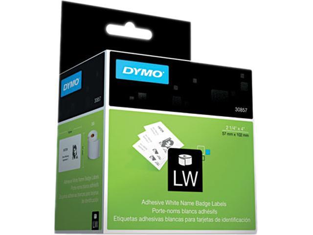 DYMO Authentic LW Name Badge Labels for LabelWriter Printers  White  2-1/4  x 4   1 Roll of 250