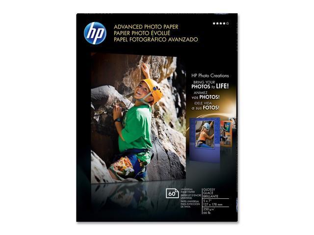 HP 5x7 60ct Advanced Photo Glossy Printer Paper - White (Q8690A)