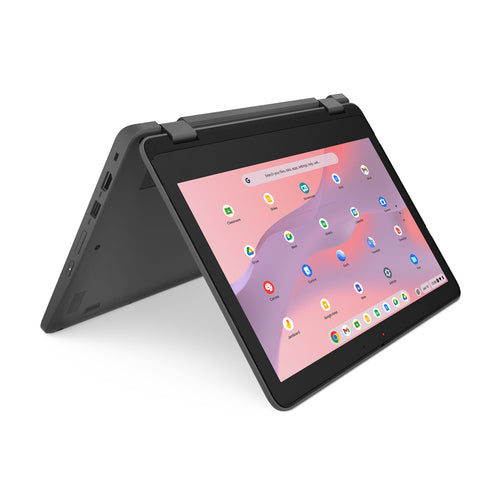 Lenovo 300e Yoga Chromebook Gen 4 MediaTek Kompanio 528 29.5 cm (11.6") Touchscreen HD 8 GB LPDDR4x-SDRAM 64 GB eMMC Wi-Fi 6 (802.11ax) ChromeOS English Grey