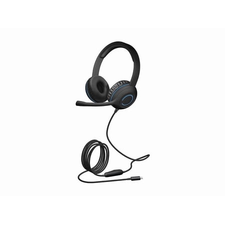 Cyber Acoustics USB-C Stereo Headset Black AC-5014