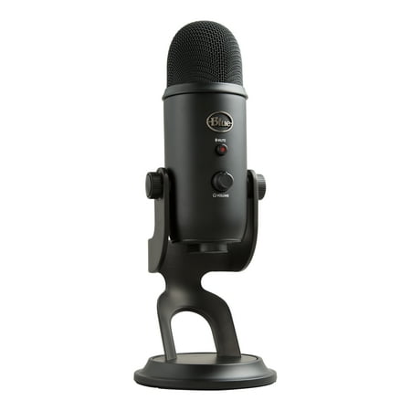Blue Yeti USB Microphone for PC  Mac  Gaming  Recording  Streaming  Podcasting  Plug and Play  Blackout
