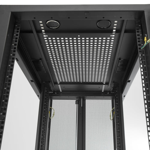 StarTech.com 42U Enterprise-Grade Server Rack Cabinet Kit, 19in Enclosed 4-Post Rack with Built-in Cable Management, 35in (89cm) Mounting Depth, 3307lb (1500kg) Capacity