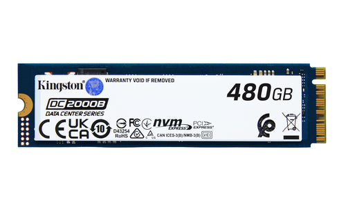 Kingston Technology 480G DC2000B PCIe 4.0 M.2 2280 Enterprise SSD