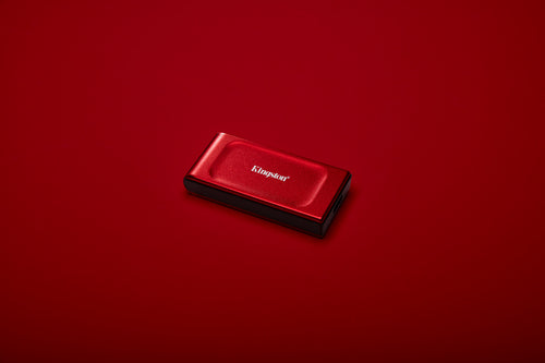 Kingston Technology 2TB XS1000 Red External USB 3.2 Gen 2 Portable Solid State Drive