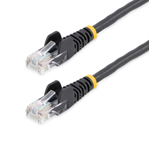 StarTech.com Cat5e patch cable with snagless RJ45 connectors – 10 ft, black