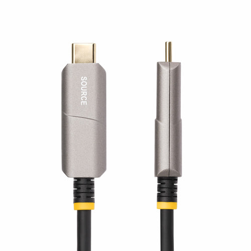 StarTech.com 30ft (9.1m) USB-C to HDMI 2.0 Active Optical Cable (AOC), 4K 60Hz, CL3 Rated, Unidirectional USB Type-C to HDMI Adapter Cable