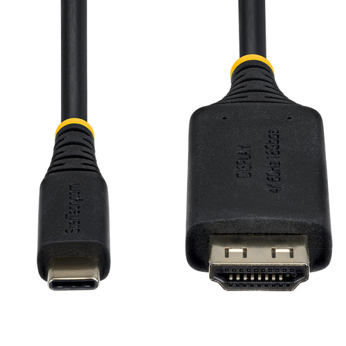 StarTech.com USB C to HDMI Adapter Cable 15ft, Gripping HDMI Connector, 4K 60Hz, Thunderbolt Compatible, HDR, Uni-Directional Cord for MacBook, Dell, HP, Lenovo