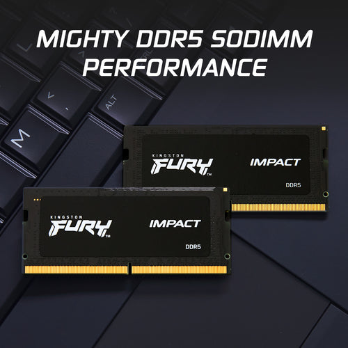 Kingston Technology FURY 16GB 4800MT/s DDR5 CL38 SODIMM (Kit of 2) Impact