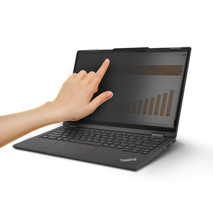 StarTech.com Lenovo X13 Yoga Gen 4 Bright Privacy Screen Filter with Touch, Flip-Over, 75% Light Transmittance, Anti-Glare Privacy Filter, +/- 30 Deg. View Angle