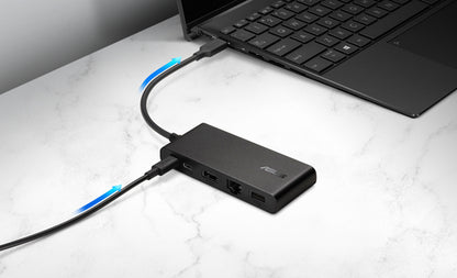 ASUS Dual 4K USB-C Dock DC201 Wired USB 3.2 Gen 2 (3.1 Gen 2) Type-C Black