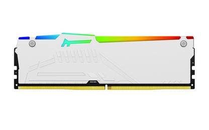 Kingston Technology FURY Beast 16GB 5600MT/s DDR5 CL40 DIMM White RGB XMP