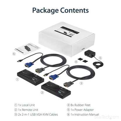 StarTech.com USB VGA KVM Console Extender over CAT5 UTP (500 ft)