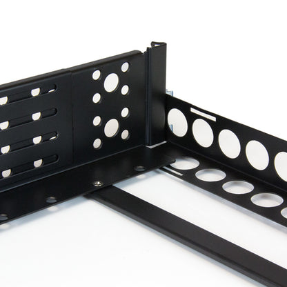 StarTech.com 2U Universal Rack Mount Rails - for 19in Server Rack Enclosure or Cabinet - Adjustable A/V Rack Rails