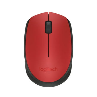 Logitech M170 Wireless Mouse for PC  Mac  Laptop  2.4 GHz with USB Mini Receiver  Red