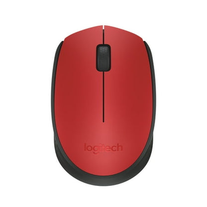 Logitech M170 Wireless Mouse for PC  Mac  Laptop  2.4 GHz with USB Mini Receiver  Red