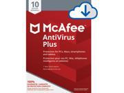 McAfee AntiVirus Plus, 10 Devices 1 Year, PC/Mac Download