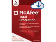 McAfee® Total Protection  5 Device (Windows®/Mac®/Android/iOS)  1 Year – Digital Download