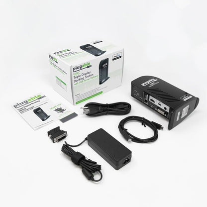 Plugable Technologies UD-ULTCDL laptop dock/port replicator Docking USB 3.2 Gen 1 (3.1 Gen 1) Type-C Black