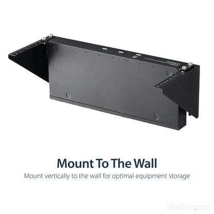 StarTech.com 4U 19in Steel Vertical Wall Mount Equipment Rack Bracket