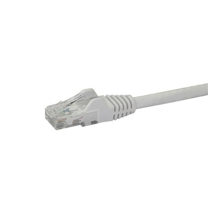 StarTech.com 100ft CAT6 Ethernet Cable - White CAT 6 Gigabit Ethernet Wire -250MHz 100W PoE RJ45 UTP Network/Patch Cord Snagless w/Strain Relief Individually Tested