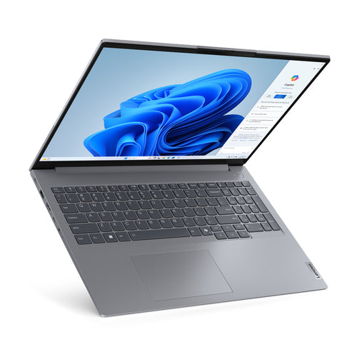 Lenovo ThinkBook 16 G7 ARP AMD Ryzen™ 5 7535HS Laptop 40.6 cm (16") Touchscreen WUXGA 16 GB DDR5-SDRAM 512 GB SSD Wi-Fi 6 (802.11ax) Windows 11 Pro English, French Grey