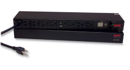 APC NetShelter Switched Rack PDU, 1U, 1.4kW, 120V, 15A, 8 NEMA 5-15R outlet