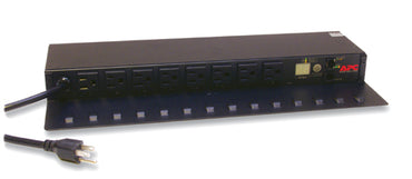 APC NetShelter Switched Rack PDU, 1U, 1.4kW, 120V, 15A, 8 NEMA 5-15R outlet