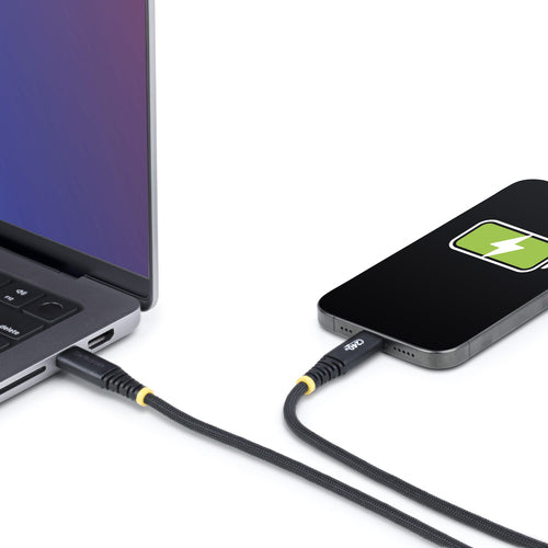StarTech.com 6ft (1.8m) USB-C Charging Cable, Durable and Ultra-Flexible, 240W (5A) PD EPR, USB 2.0 Laptop Charger Cable, USB-IF Certified, Rugged USB-C Charging Cord