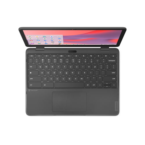 Lenovo 500e Yoga Chromebook Gen 4 N200 31 cm (12.2") Touchscreen WUXGA 8 GB LPDDR5-SDRAM 64 GB eMMC Wi-Fi 6E (802.11ax) ChromeOS Grey