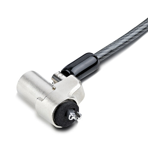 StarTech.com Laptop Cable Lock Compatible With Noble Wedge®; 6Ft (2m), Anti-Theft Keyed Lock, Security Cable for Dell XPS/Latitude/2-in-1 Notebooks, Cut-Resistant, Steel Cable Lock For Laptop