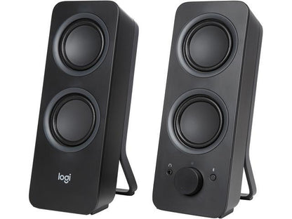 Logitech Z207 2.0 Stereo Computer Speakers  Black