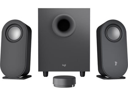 Logitech Z407 Bluetooth Computer Speakers and Subwoofer with Wireless Control: USB, 3.5mm Jack