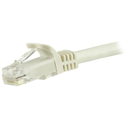 StarTech.com 6in CAT6 Ethernet Cable - White CAT 6 Gigabit Ethernet Wire -250MHz 100W PoE RJ45 UTP Network/Patch Cord Snagless w/Strain Relief Individually Tested