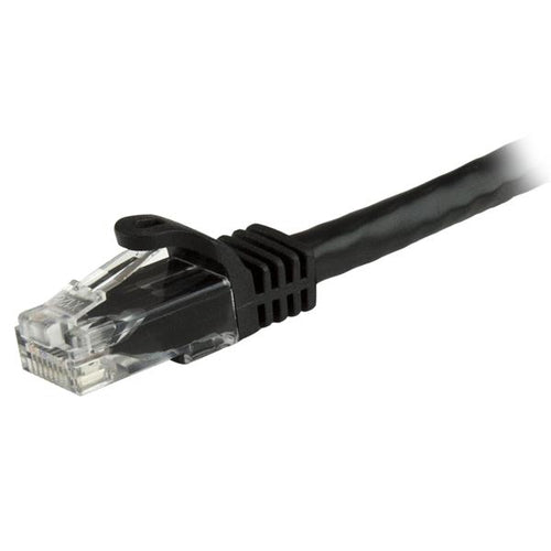 StarTech.com 20ft CAT6 Ethernet Cable - Black CAT 6 Gigabit Ethernet Wire -250MHz 100W PoE RJ45 UTP Network/Patch Cord Snagless w/Strain Relief Individually Tested