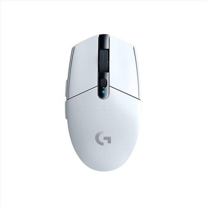 Logitech G305 LIGHTSPEED Wireless Gaming Mouse  HERO Sensor  12 000 DPI  Lightweight  6 Programmable Buttons  250h Battery  On-Board Memory  Compatible with PC  Mac - White