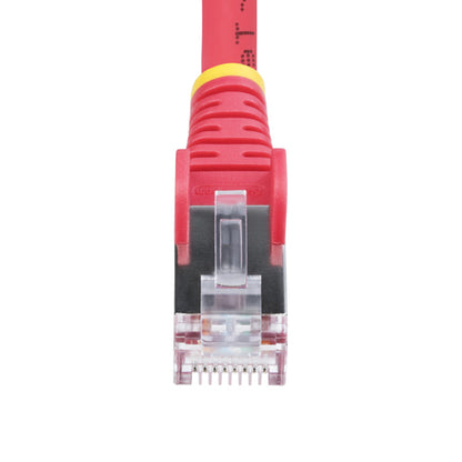 StarTech.com 10ft Red CAT6a Ethernet Cable, Snagless RJ45, 10GbE, 100W PoE++, S/FTP, LSZH, 27AWG Pure Bare Copper Wire, 500MHz, Shielded Network Patch Cord w/Strain Reliefs, Individually Tested/ETL Verified