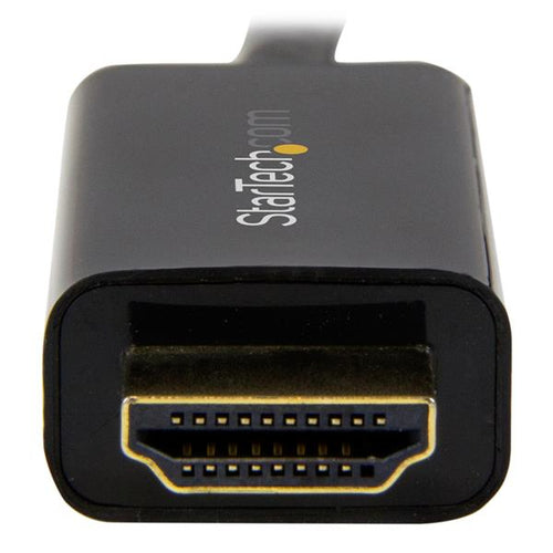 StarTech.com 16.4ft (5m) DisplayPort to HDMI Cable - 4K 30Hz - DisplayPort to HDMI Adapter Cable - DP 1.2 to HDMI Monitor Cable Converter - Latching DP Connector - Passive DP to HDMI Cord