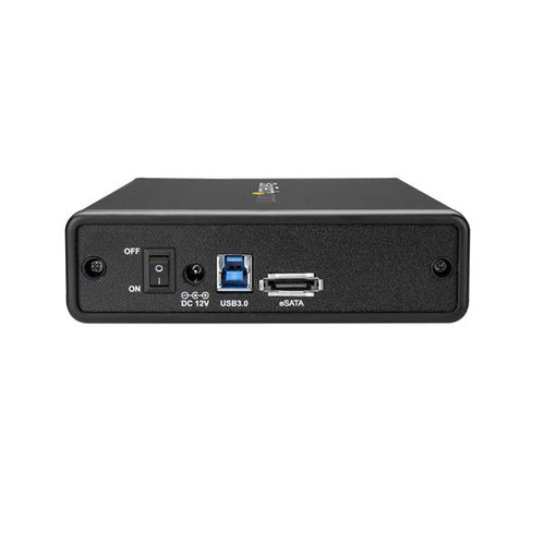 StarTech.com 3.5" SATA Hard Drive Enclosure - eSATA / USB 3.0 - Trayless