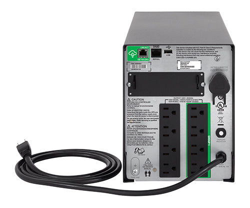APC SMT1500C uninterruptible power supply (UPS) Line-Interactive 1.44 kVA 1000 W 8 AC outlet(s)