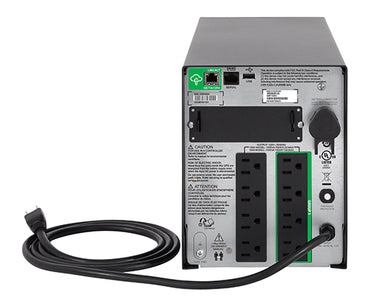 APC SMT1500C uninterruptible power supply (UPS) Line-Interactive 1.44 kVA 1000 W 8 AC outlet(s)