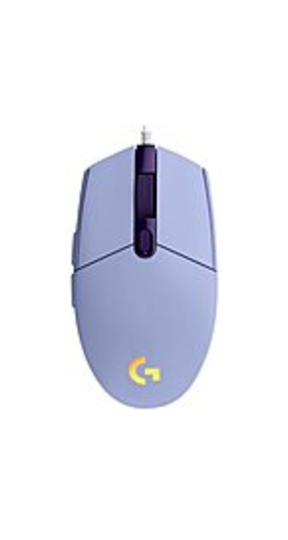 Logitech - G203 LIGHTSYNC Wired Optical Gaming Mouse with 8,000 DPI sensor - Wired - Lilac