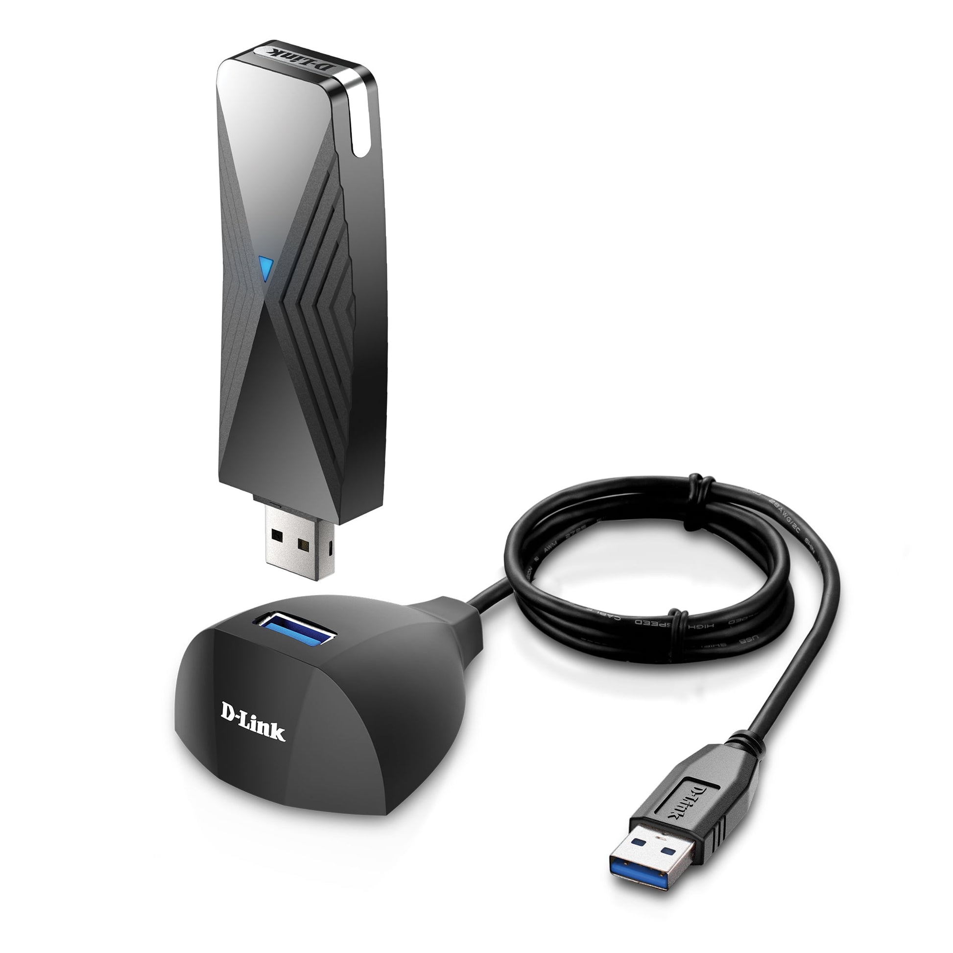 D-Link Wi-Fi 6 Usb Adapter Ax1800 Usb 3.0 Dual Band Long Range Wireless Internet For Desktop Pc Laptop Windows (Dwa-X1850-B1)