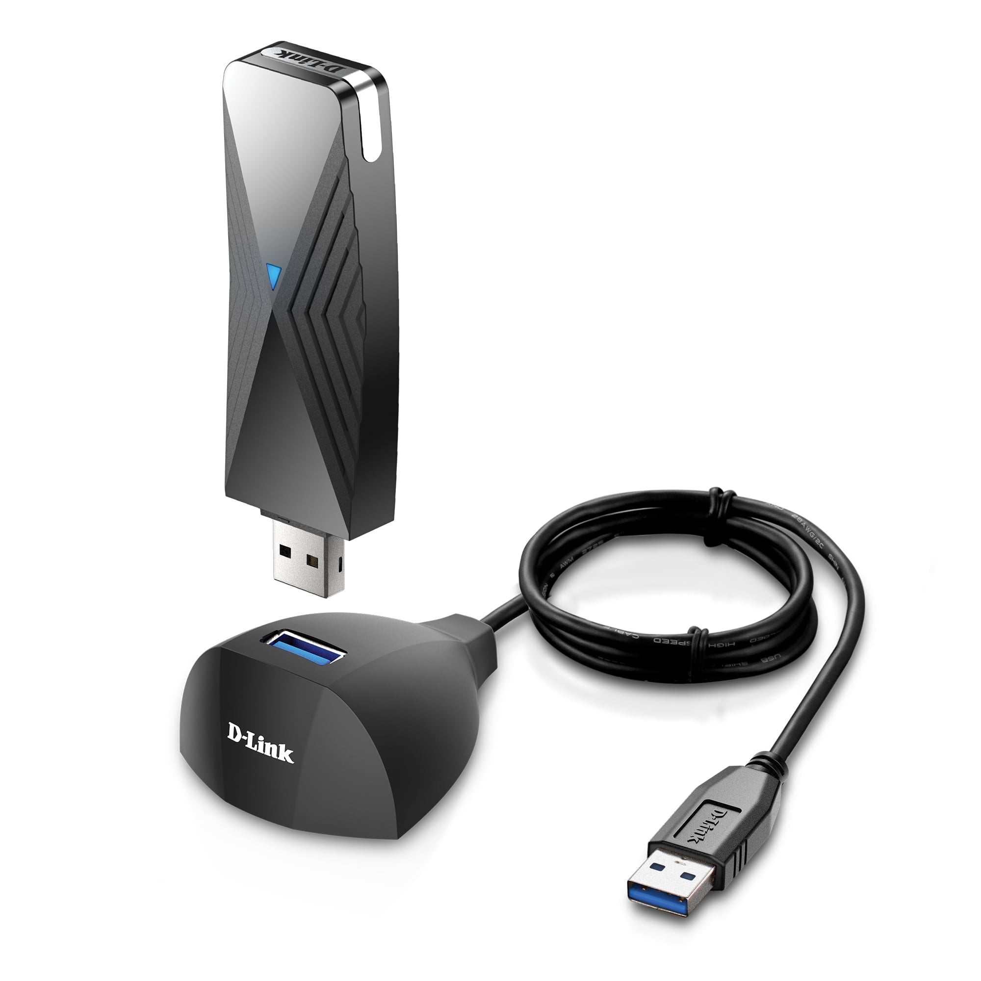 D-Link Wi-Fi 6 Usb Adapter Ax1800 Usb 3.0 Dual Band Long Range Wireless Internet For Desktop Pc Laptop Windows (Dwa-X1850-B1)