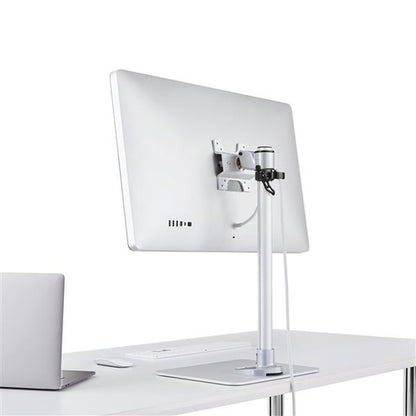 StarTech.com Single Monitor Stand - Adjustable - Steel - Silver - For up to 34" (30.9lb/14kg) Displays - TAA