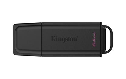 Kingston Technology DataTraveler 64GB Portable USB 3.2 Gen 1 Exodia Black